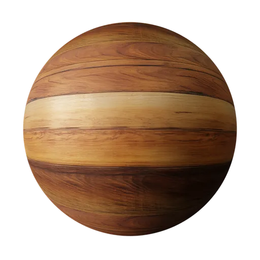 2K resolution PBR wood texture for realistic 3D rendering in Blender, seamless wooden material.