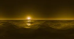 Golden Night Sea