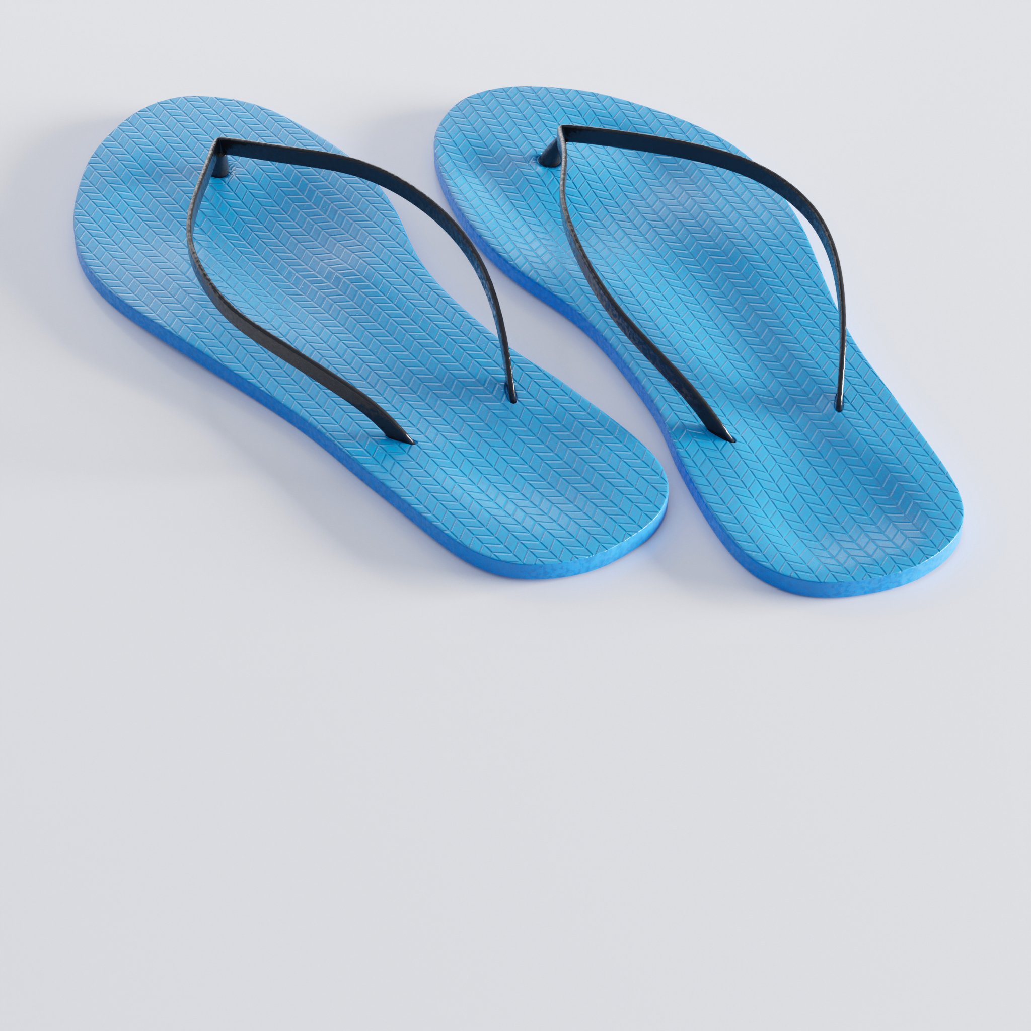 Male bathing shoes or beach slippers | 3D Footwear models | BlenderKit