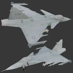 Fighter Jet Saab JAS39