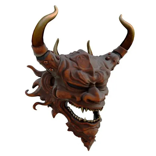 Japanese Oni Demon Mask
