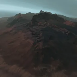 Alien Rocky Planet Sci-fi Landscape