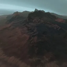 Alien Rocky Planet Sci-fi Landscape
