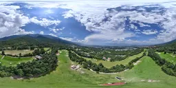 Highsky green forest grassland