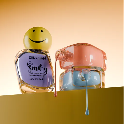 Cosmetics Nail enamel liquid drop animation