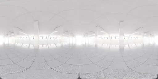 Bright White Hall – 16K HDRI