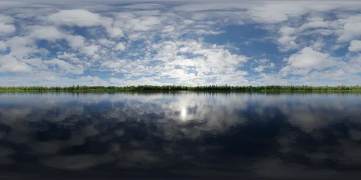 Cloudy Blue Sky Sunny Day