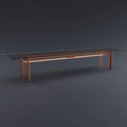 Doge (432 * 102 * 72) (Glass Table)