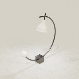 Curved lamp for decoration