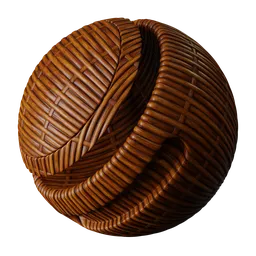 Brown wicker