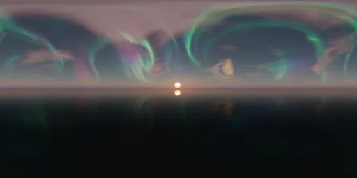 Sci-fi Sunset Sky Aurora