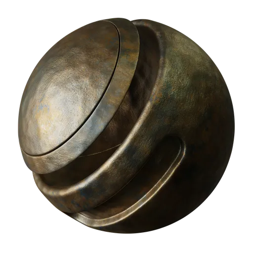 High-resolution PBR Hammered Metal texture for 3D modeling in Blender, realistic metallic surface for CG artwork.