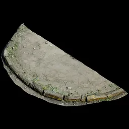 Scan Floor step rock broken