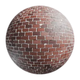 Dark red brick facade