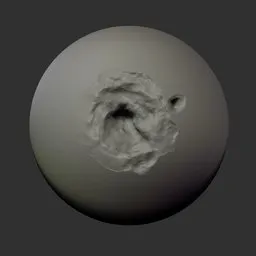 NS Concrete Damages Bullet Multi Impact