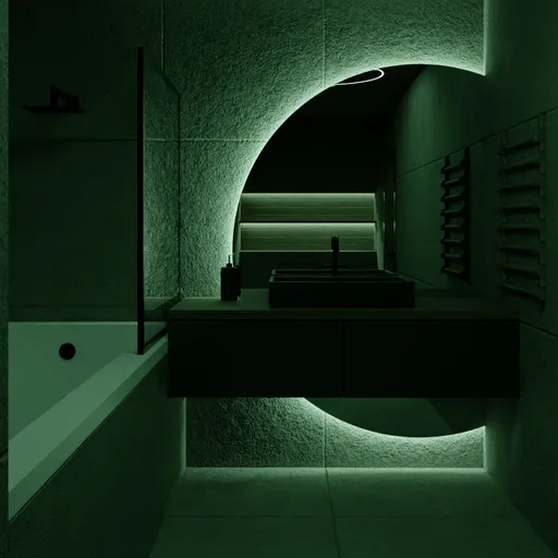 Modern minimalistic bathroom