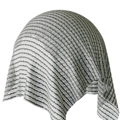 Stripe Black Sheer