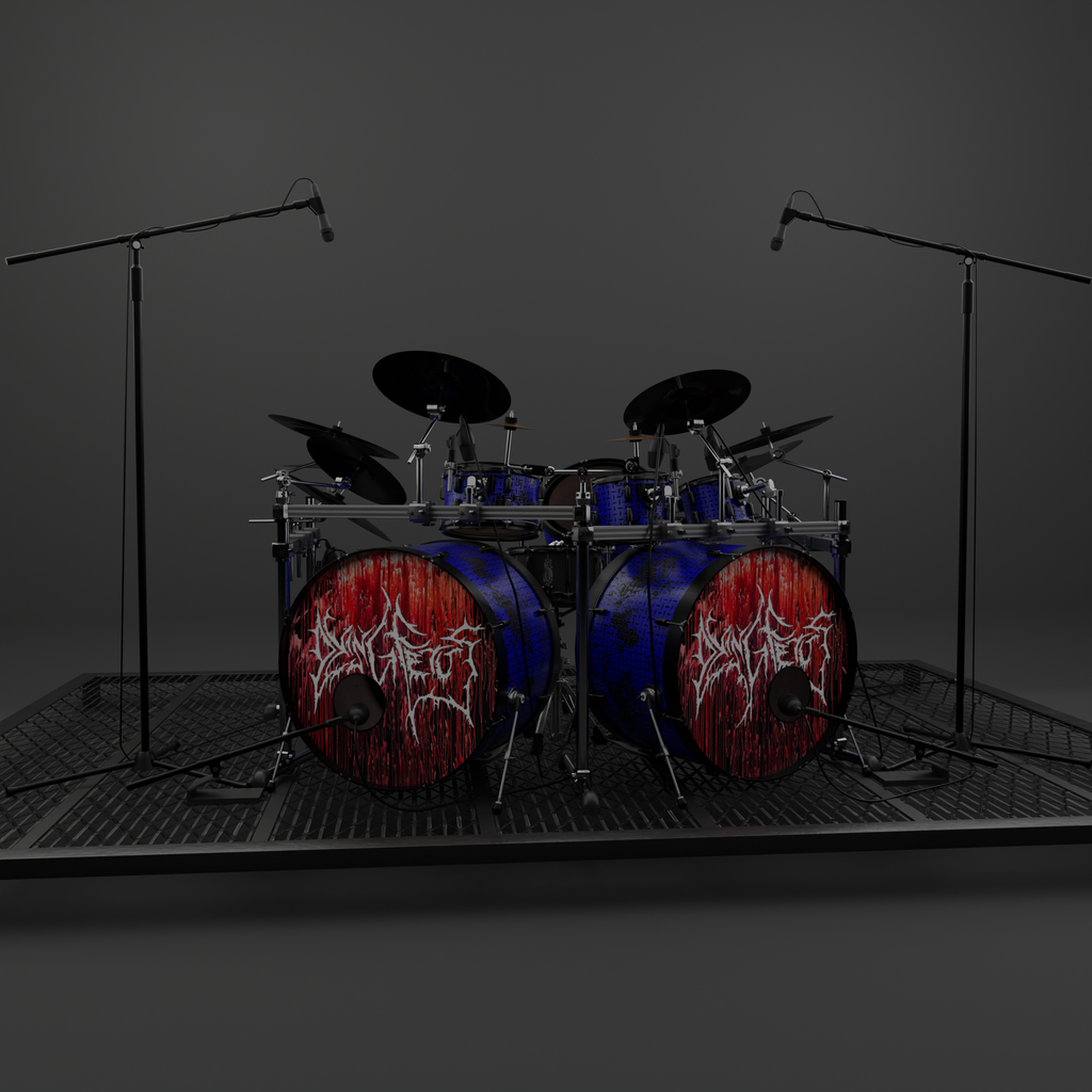 BlenderKit Download the FREE Drum Kit model
