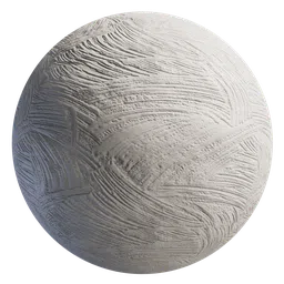 High-resolution PBR plaster material for 3D modeling and rendering in Blender, with realistic texture details.