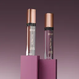 Liquid lipstick on podium