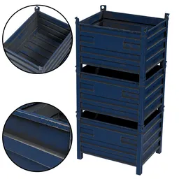 Stacked Storage Bins