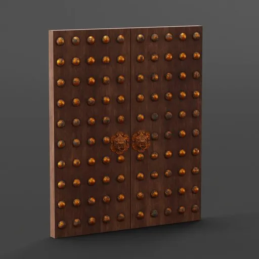 Chinese style wooden door