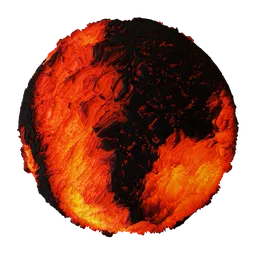 Volcanic river
