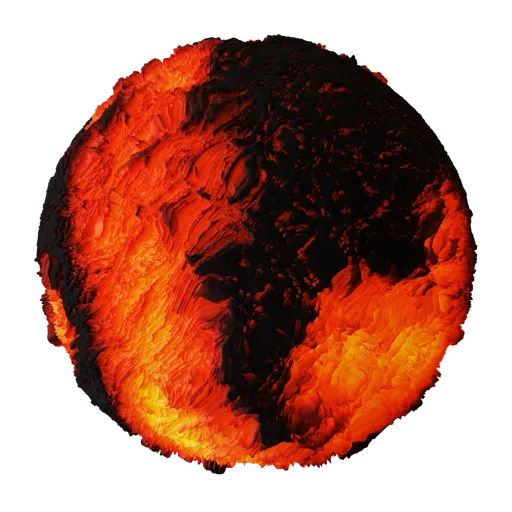 Volcanic river