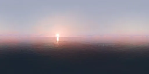 Golden Hour Over Sea