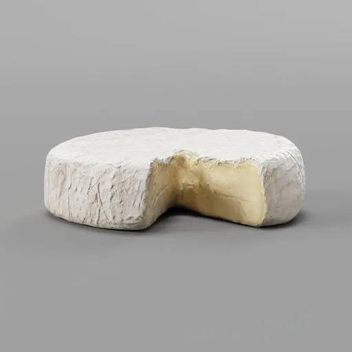 Realistic 3D model of a wedge of cheese, ideal for Blender rendering and culinary visualizations.