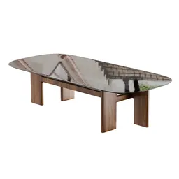 Hippos Wood Table -Big