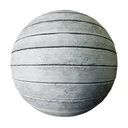 Weathered white plank