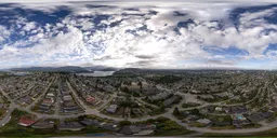 Cloudy Daytime Cityscape