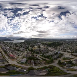 Cloudy Daytime Cityscape
