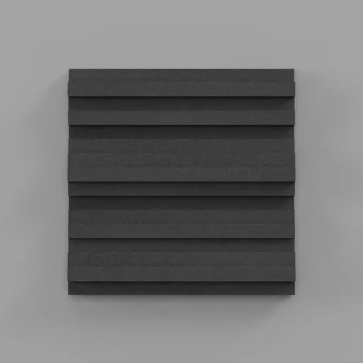 Acoustic Foam Panel Rectangle Indents