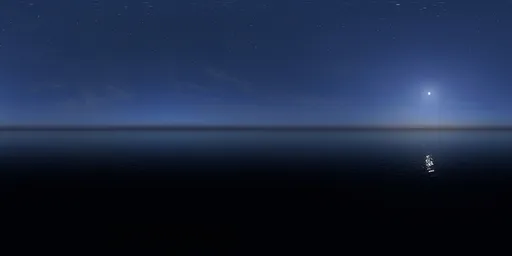 Nighttime HDRI of the Starry Sky