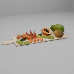 Tropical Fruit Arrangement