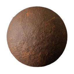 Rust Orange Weathered Rock