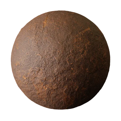 Rust Orange Weathered Rock