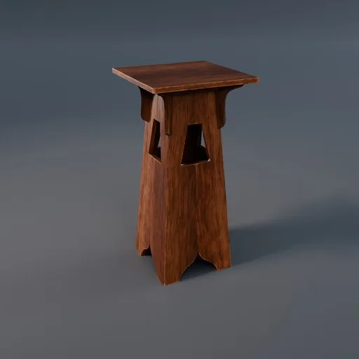 Vintage Wooden Plant Stand