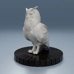 Lively Decorative Owl Statue