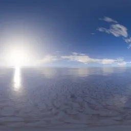 Calm Horizon Sky & Ocean Reflection