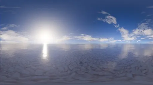 Calm Horizon Sky & Ocean Reflection