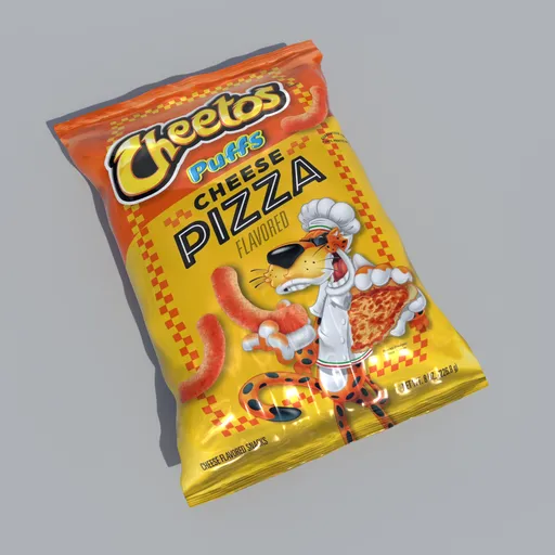 Cheetos Puffs Cheese Pizza Chips Bag