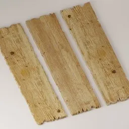 Highly detailed 3D wooden planks texture for Blender rendering and visualization.