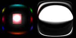 Hdr light black white studio