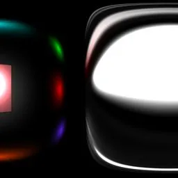 Hdr light black white studio