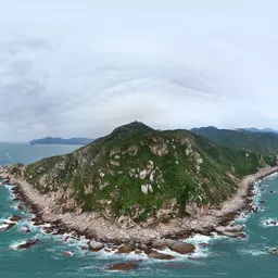 Green tree mountain cloud bluesky