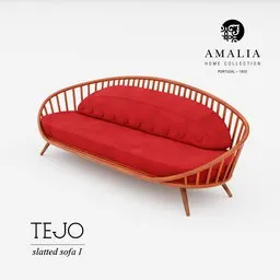 AMALIA TEJO slatted sofa