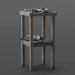 Stand with tools